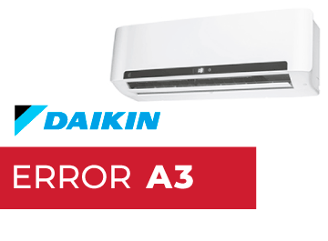 aire acondicionado daikin error a3