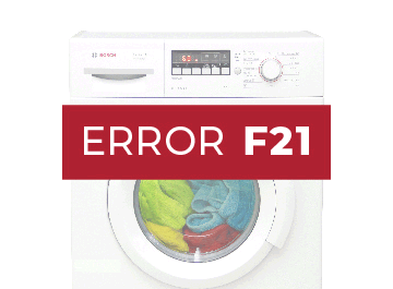 Lavadora Bosch maxx 7 error F21