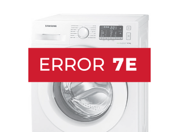 error 7e lavadora samsung