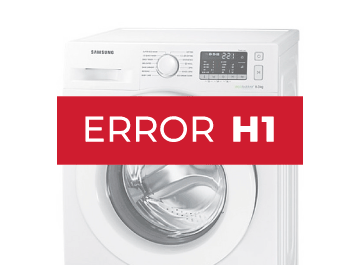 error h1 lavadora samsung