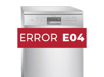 Error E04 lavavajillas Balay