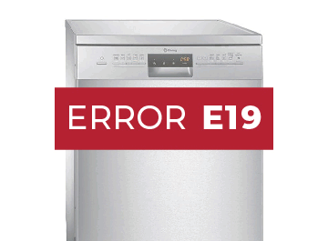 Error E19 lavavajillas Balay