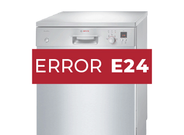 Error E24 lavavajillas Bosch