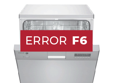 Error F6 lavavajillas Fagor