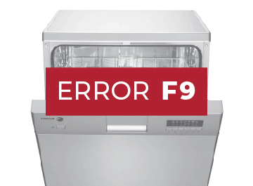 Error F9 lavavajillas Fagor