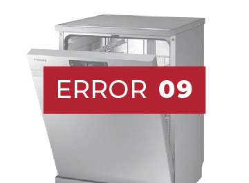 Error 09 lavavajillas Siemens