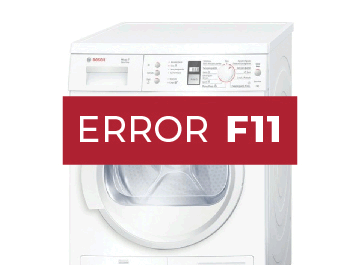 Error F11 secadora Bosch