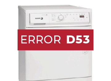 Secadora Fagor error D53