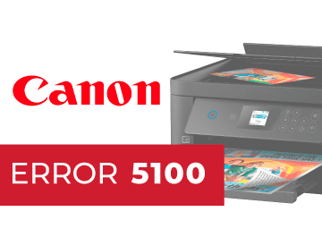 error 5100 de impresora canon