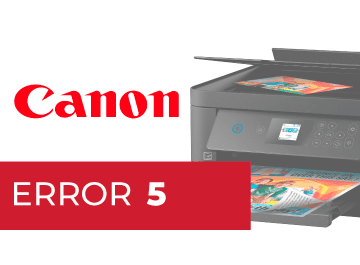 impresora canon mp140 error 5