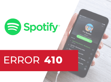 error 410 spotify