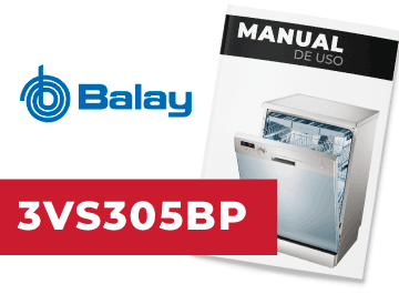 manual instrucciones lavavajillas balay 3vs305bp