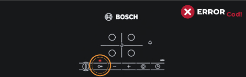 Botón desbloquear vitrocerámica Bosch Botón desbloquear vitrocerámica Bosch