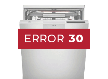 Lavavajillas Aeg error 30