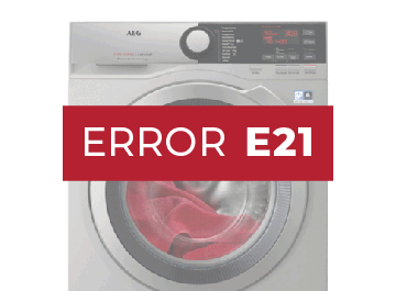 Error E21 lavadora Aeg