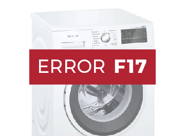 Error F17 lavadora Siemens