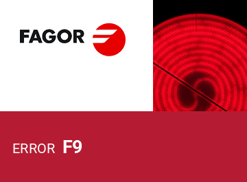 Placa inducción Fagor error F9