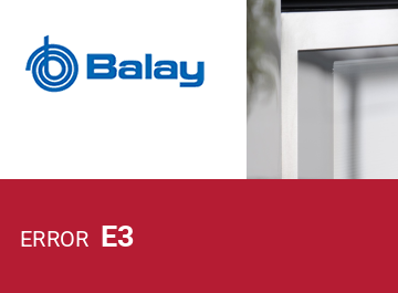 Microondas Balay error E3