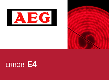 Placa inducción AEG error E4