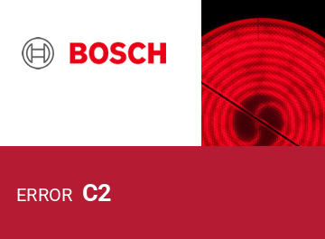 Vitrocerámica Bosch error C2