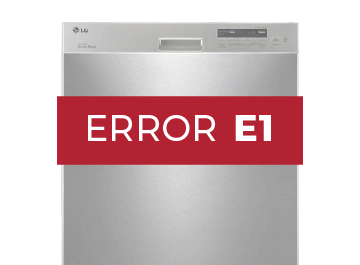 Lavavajillas LG error E1