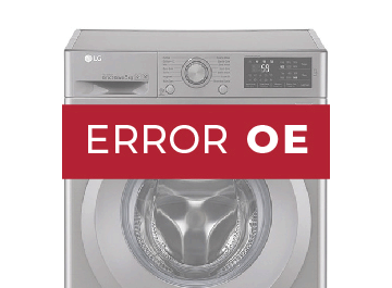 Error OE lavadora LG