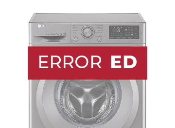 Lavadora LG error ED