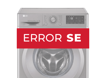 Lavadora LG error SE