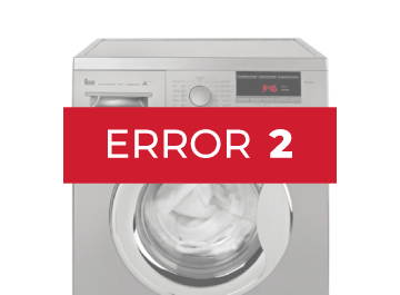 Lavadora Teka error 2
