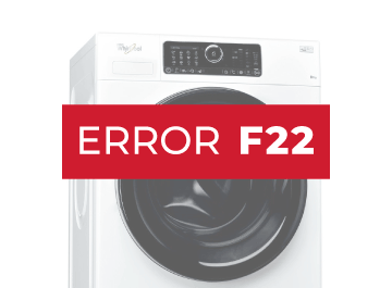 Error F22 lavadora Whirlpool