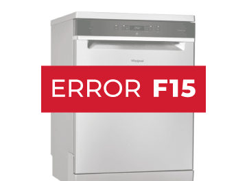 Error F15 lavavajillas Whirlpool