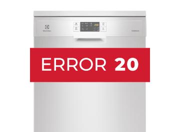 Error 20 lavavajillas Electrolux