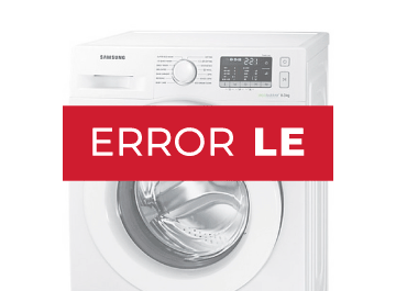 Error LE lavadora Samsung