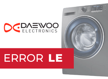 Error LE Lavadora Daewoo