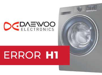 Error H1 Lavadora Daewoo