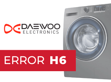 Lavadora Daewoo Error H6