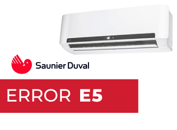 Aire acondicionado Saunier Duval error E5