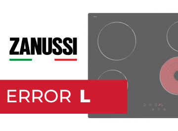Vitrocerámica Zanussi Error L