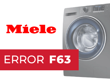Lavadora Miele error F63