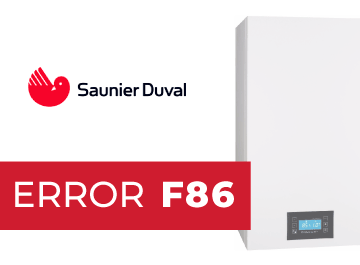 Error F86 Saunier Duval