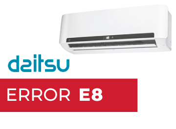 Error E8 Daitsu