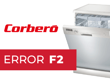 Error F2 lavavajillas Corbero