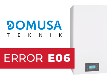 Error E06 caldera Domusa