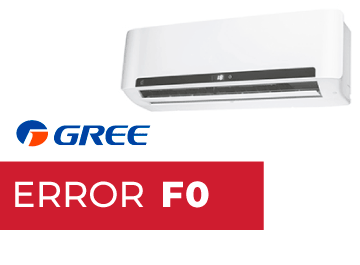 Aire acondicionado Gree error F0