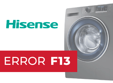 Lavadora Hisense error F13