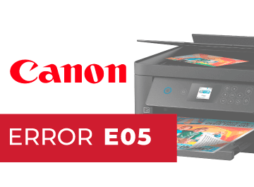 Error E05 impresora Canon mp280