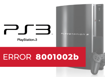 Error 8001002b PS3