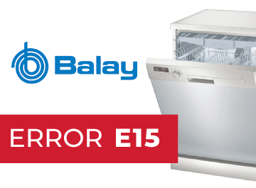 Lavavajillas Balay error E15