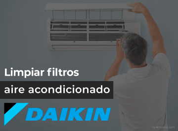 Limpiar filtros aire acondicionado Daikin