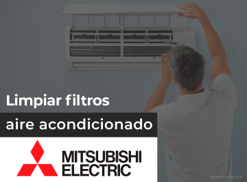 Limpiar filtros de aire Mitsubishi